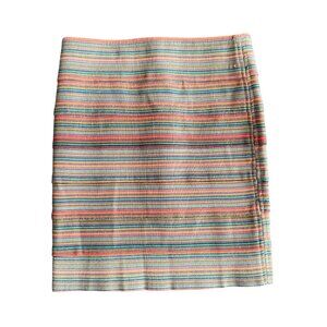 Abyss By Abby Multicolor Striped Glitter Mini Skirt S